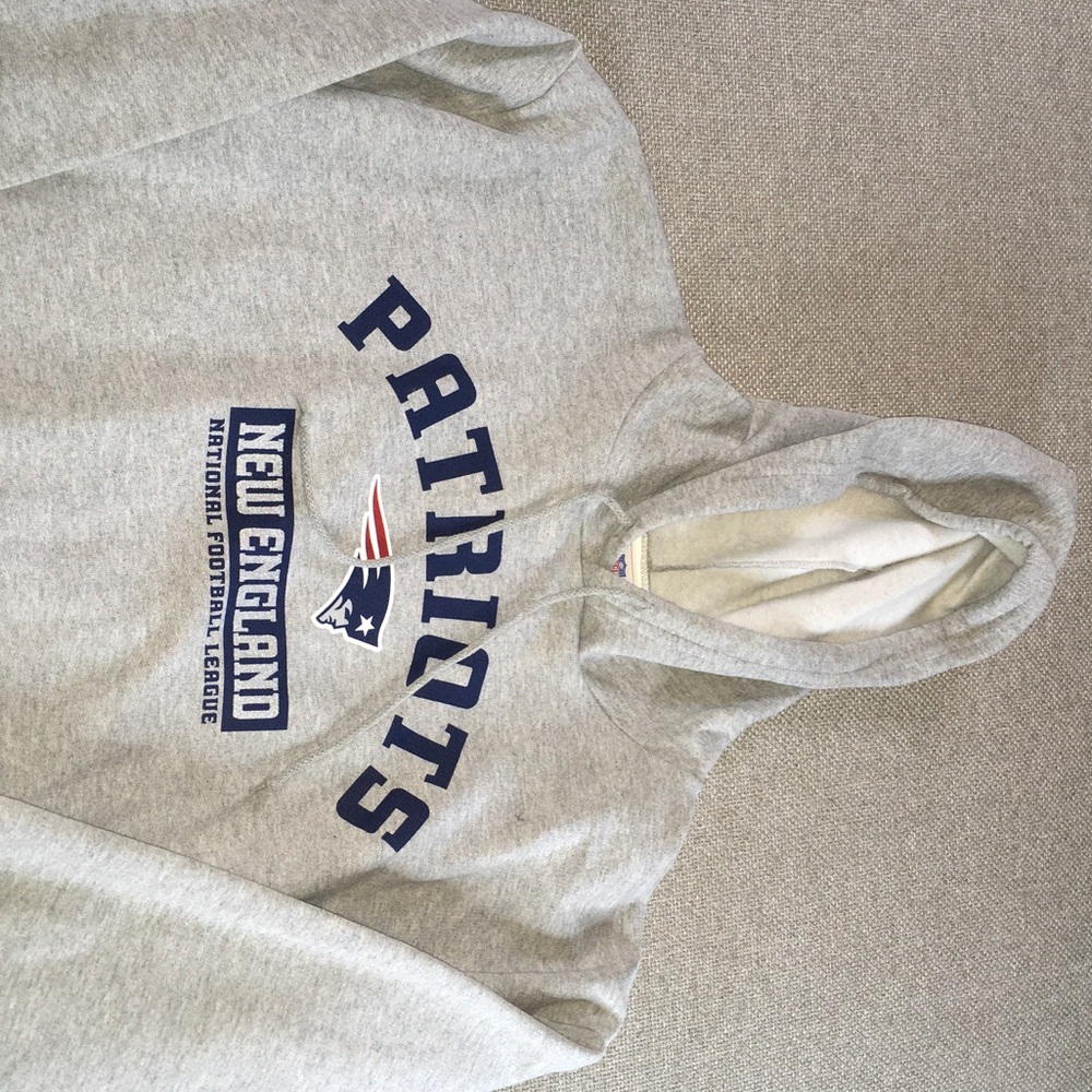 NFL Gray Patriots Hoodie